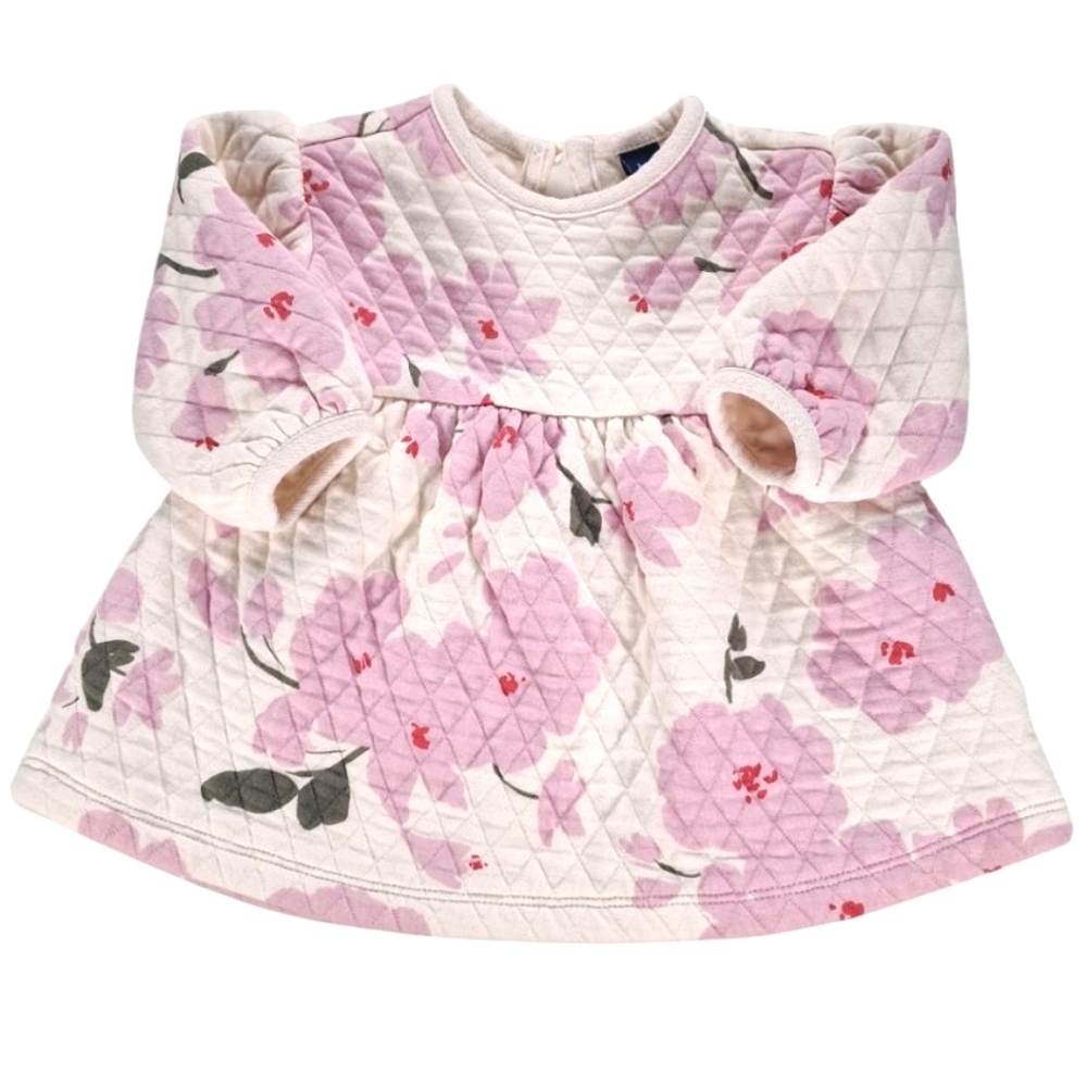 Old Navy Floral Quilted Dress Size 3-6 Months